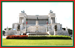 The Il Vittoriano monument is dedicated to King Victor Emmanuel II.