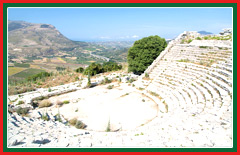 Summer plays are performed at Segesta's historic Greek amphitheatre.